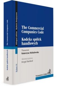 Kodeks spółek handlowych. The Commercial Companies Code