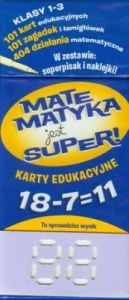 Matematyka jest super Odejmowanie Karty edukacyjne