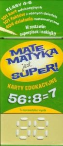 Matematyka jest super Dzielenie Karty edukacyjne