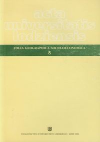 Folia geographica socio-oeconomica 5