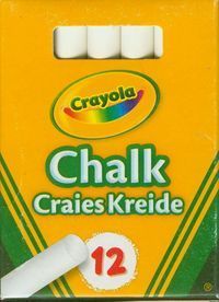 Kreda Crayola niepyląca biała 12 szt