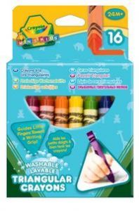 Kredki świecowe Crayola trójkątne Mini Kids 16 sztuk