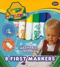 Flamastry Crayola zmywalne Mini Kids 8 sztuk
