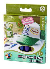 Magiczne farby do tkanin 6 kolorów
