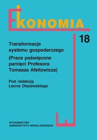 Transformacje systemu gospodarczego Ekonomia 18