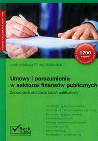 Umowy i porozumienia w sektorze finansów publicznych