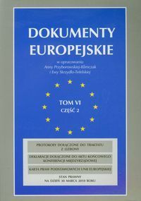 Dokumenty europejskie Tom 6 część 2