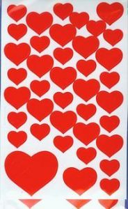 Naklejki papierowe Z Design Serca