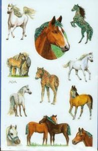 Naklejki na błyszczącym papierze Z Design Konie