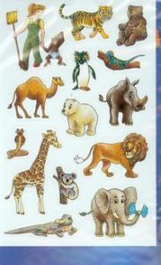 Naklejki na błyszczącym papierze Z Design Zoo