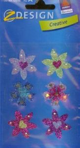 Naklejki brokatowe Z Design Creative Kwiatki