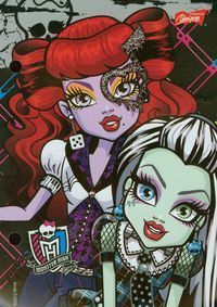 Wkłady do segregatora A6 Monster High 20 kartek