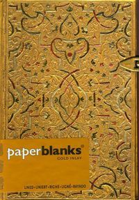 Notatnik Mini Gold Inlay w linie