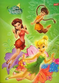 Teczka z gumką A4 Disney Wróżki zielona