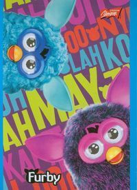 Notatnik A7 Furby w kratkę 50 stron