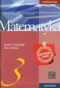 Matematyka 3 Zeszyt ćwiczeń