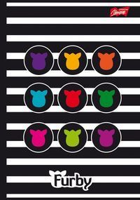 Zeszyt A5 Furby w linie 60 stron Paski