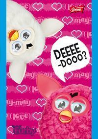 Notatnik A7 Furby w kratkę 50 stron różowy