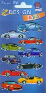 Naklejki 3D Z Design Kids Wyścigówki