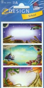 Naklejki na zeszyty Z Design School Kosmos