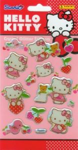 Naklejki Cristal brokatowe Hello Kitty