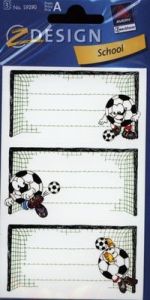 Naklejki na zeszyty Z Design School Piłka nożna