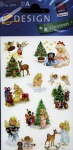 Naklejki bożonarodzeniowe Z Design Christmas Aniołki