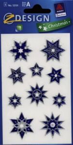 Naklejki błyszczące Z Design Christmas Śnieżynki