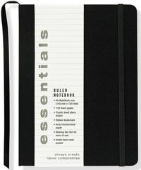 Notatnik Mały Essentials w linie czarny