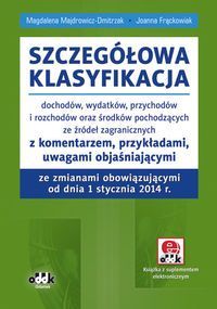 Szczegółowa klasyfikacja dochodów, wydatków, przychodów i rozchodów oraz środków pochodzących ze źró