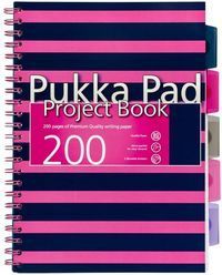 Kołozeszyt A4 Pukka Pad Navy 200 stron różowy