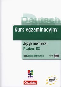 Kurs egzaminacyjny język niemiecki poziom B2 test Goethe-Zertifikat B2 + CD