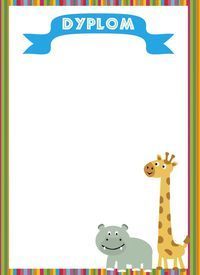 Dyplomy dziecięce Afryka