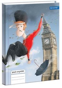 Brulion A5 Język angielski w kratkę 80 kartek