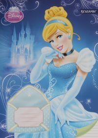 Zeszyt A5 Disney w trzy linie 16 kartek kolorowe linie