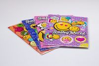 Wkłady do segregatora A5 Smiley 20 kartek mix