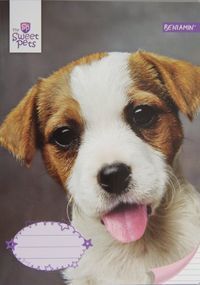 Zeszyt A5 Sweet Pets w linie 32 kartki Pies mix