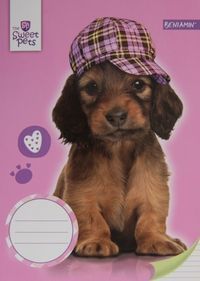 Zeszyt A5 Sweet Pets w trzy linie 16 kartek