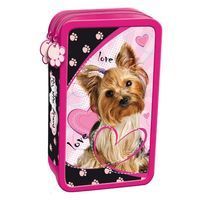 Piórnik podwójny My little friend z wyposażeniem