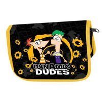 Piórnik z wyposażeniem Fineasz i Ferb