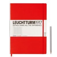 Notes Master Leuchtturm1917 Slim w kratkę czerwony 340936