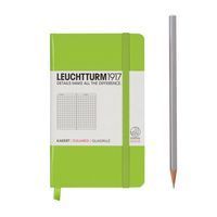 Notes Pocket Leuchtturm1917 w kratkę limonkowy 338746