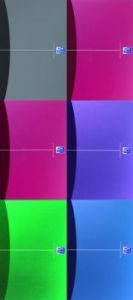 Kołonotatnik A5 Oxford w kratkę 90 kartek My Colours mix