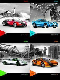 Zeszyt A5 Top-2000 w kratkę 60 kartek Powerfull Car Mix