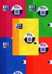 Zeszyt A5 Oxford w linie 32 kartki mix