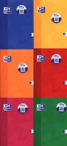 Zeszyt A4 Oxford w kratkę 60 kartek mix