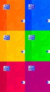 Zeszyt A5 Oxford w linie 80 kartek Esse mix