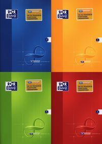 Zeszyt A4 Oxford w kratkę 60 kartek Infinium mix kolorów