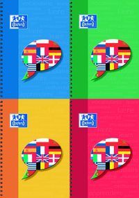 Zeszyt do słówek A5 Oxford w linie 48 kartek mix