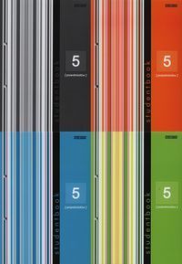 Kołobrulion B5 Top-2000 w kratkę 160 kartek Student book 5 przedmiotów mix